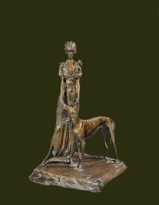 Marchesa Luisa Casati with Greyhound, 1914