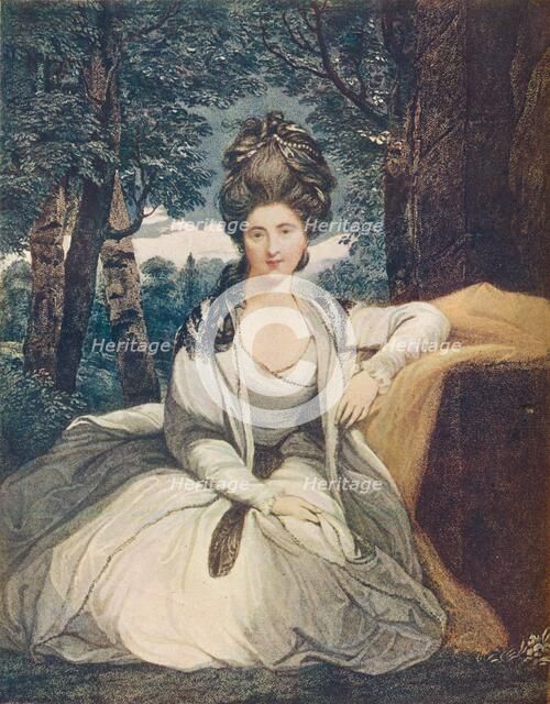 'Marchioness of Camden', 1777, (1908). Artist: Luigi Schiavonetti.