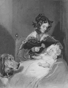 Marchioness of Abercorn and Child 1837. Artist: James Thomson