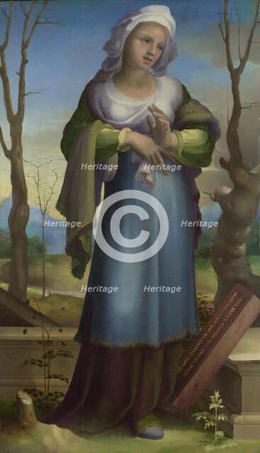 Marcia, c. 1519. Artist: Beccafumi, Domenico (1486-1551)