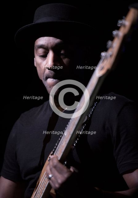 Marcus Miller, 2017. Artist: Alan John Ainsworth.