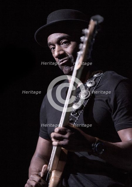 Marcus Miller, 2017. Artist: Alan John Ainsworth.
