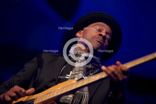 Marcus Miller, 2012. Artist: Alan John Ainsworth.