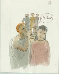 Marcus and Julia with the master craftsman and his two workers, 2003. Creator: Judith Dobie