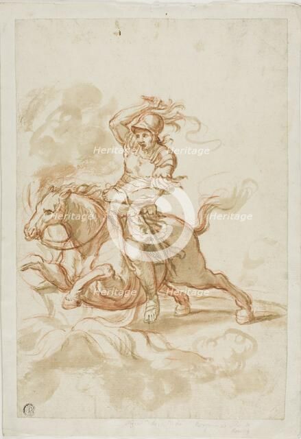 Marcus Curtius Plunging into the Abyss, n.d. Creator: Unknown.