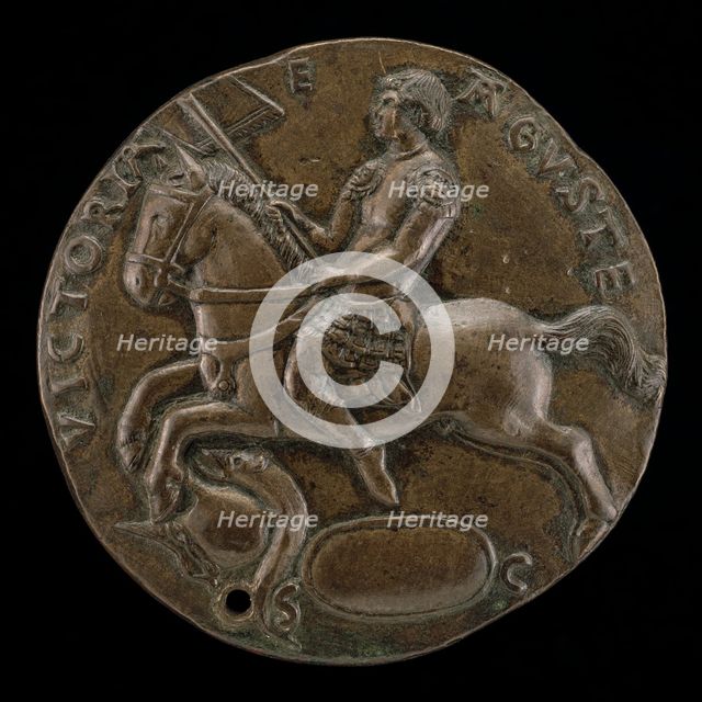 Marcus Croto Riding [reverse], fourth quarter 15th century. Creator: Antonio Averlino.