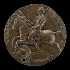 Marcus Croto Riding [reverse], fourth quarter 15th century. Creator: Antonio Averlino