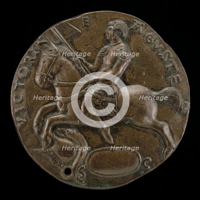 Marcus Croto Riding [reverse], fourth quarter 15th century. Creator: Antonio Averlino.