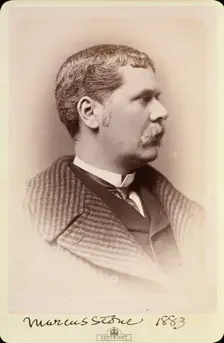 Marcus Stone, 1883. Creator: Alexander Bassano