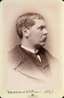 Marcus Stone, 1883. Creator: Alexander Bassano