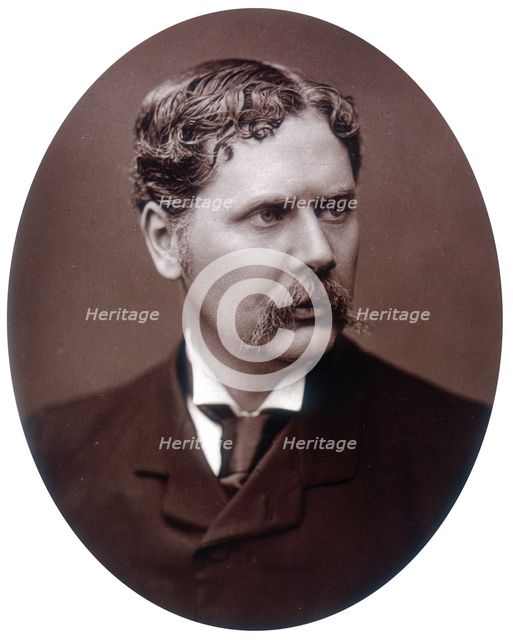 Marcus Stone, artist and Associate of the Royal Academy, 1882. Creator: Lock & Whitfield.