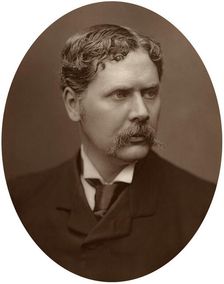 Marcus Stone, artist and Associate of the Royal Academy, 1882.Artist: Lock & Whitfield