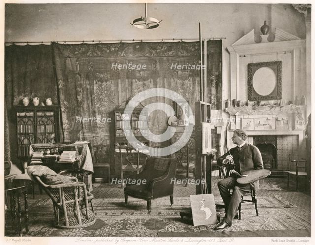 Marcus Stone, R.A., c1884. Creator: Joseph Parkin Mayall.