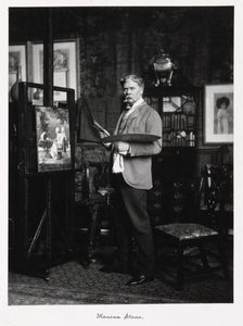 Marcus Stone, RA, c1889-1891. Creator: Ralph W Robinson