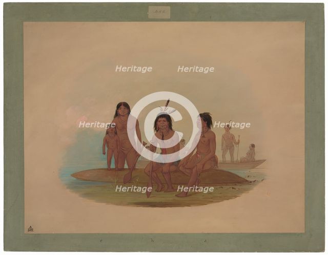Marahua Indians, 1854/1869. Creator: George Catlin.