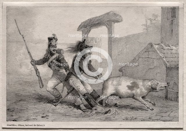 Marauders, Hold Fast. Creator: Horace Vernet (French, 1789-1863).