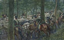 Marbot's Soldiers Foraging On the Retreat 1896