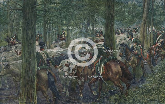 'Marbot's Soldiers Foraging On the Retreat', 1896. Artist: Unknown.