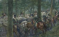 Marbot's Soldiers Foraging On the Retreat 1896