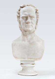 Marble bust of Carl Ploug (1813-94), December 21, 1857. Creator: Herman Wilhelm Bissen