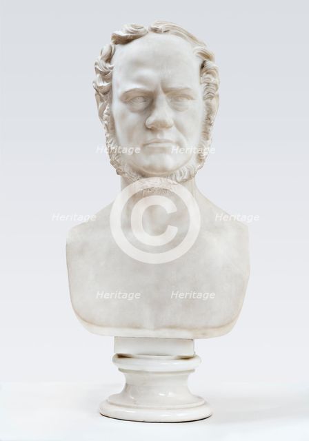 Marble bust of Carl Ploug (1813-94), December 21, 1857. Creator: Herman Wilhelm Bissen.