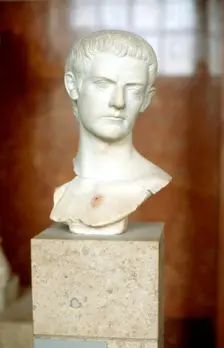 Marble bust of the Emperor Caligula