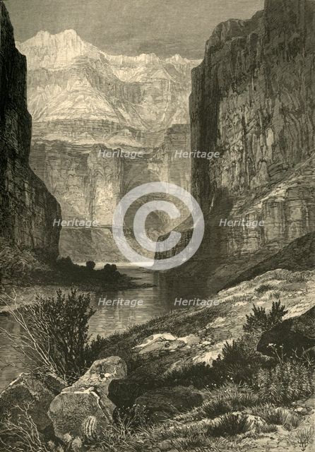 'Marble Cañon', 1874.  Creator: W. J. Linton.