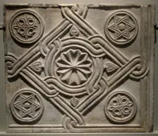 Marble Decorative Panels, Byzantine, 10th-11th century. Creator: Unknown
