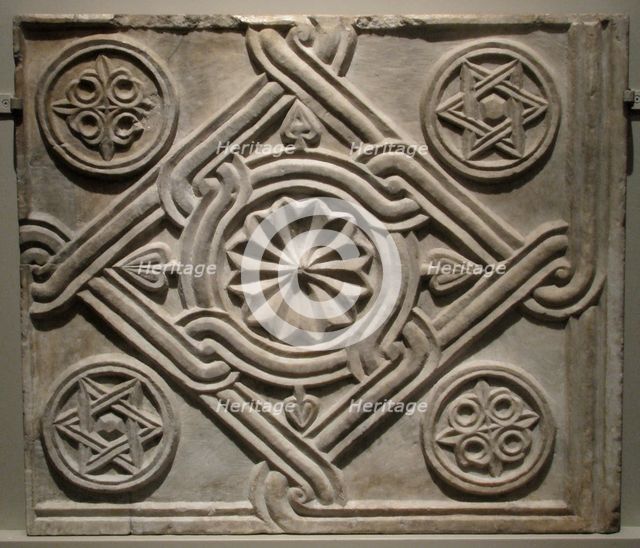 Marble Decorative Panels, Byzantine, 10th-11th century. Creator: Unknown.
