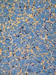 Marble endpaper, 1950s. Creator: English School (20th Century)