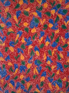 Marble endpaper, 1950s. Creator: English School (20th Century)