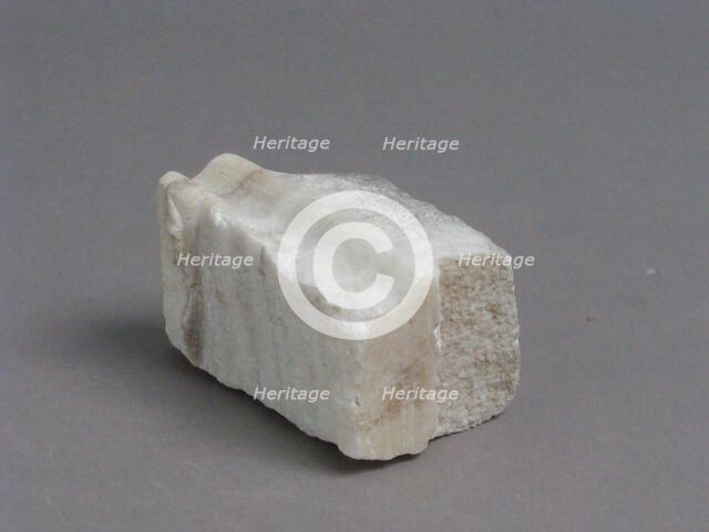 Marble Fragment, Coptic, 4th-7th century. Creator: Unknown.