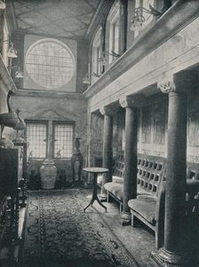Marble Hall at No 1 Holland Park, 1898. Artist: Philip Webb