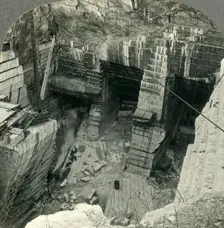 Marble Quarry in Vermont, near Proctor - Largest Single Quarry Opening c1930s. Creator: Unknown