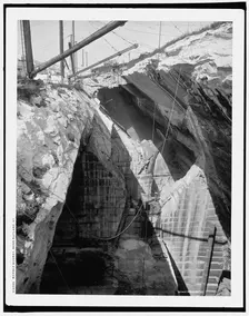 Marble quarry, near Rutland, Vt., between 1900 and 1906. Creator: Unknown