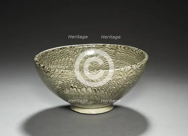 Marbled Bowl, 1100s. Creator: Unknown.