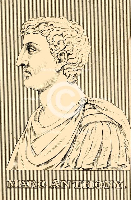 'Marc Anthony',  (83-30 BC), 1830. Creator: Unknown.