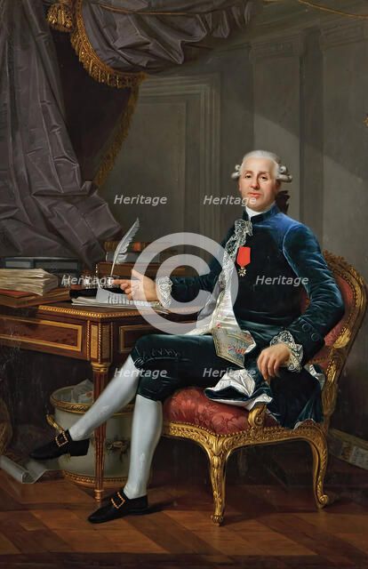 Marc Antoine René de Voyer de Paulmy d'Argenson, c1780. Creator: Alexander Roslin.