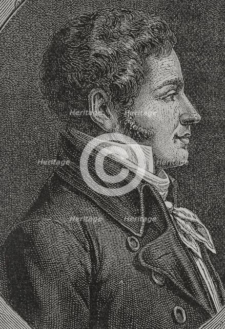 Marc-David Alba Lasource, (1763-1793), French politician during the French Revolution, 1876.  Creator: Unknown.