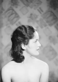 Margolies, Betty, Miss, portrait photograph, 1930 Creator: Arnold Genthe