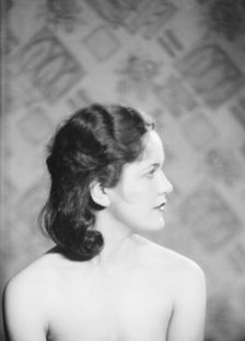 Margolies, Betty, Miss, portrait photograph, 1930 Creator: Arnold Genthe