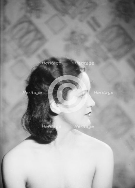 Margolies, Betty, Miss, portrait photograph, 1930 Creator: Arnold Genthe.