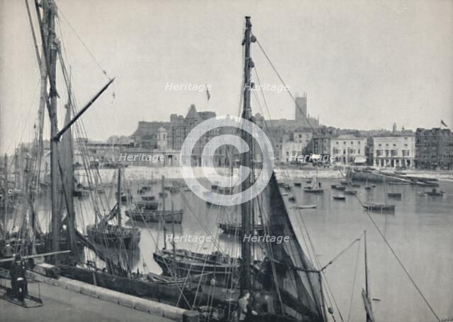 'Margate - The Harbour and the Jetty', 1895. Artist: Unknown.