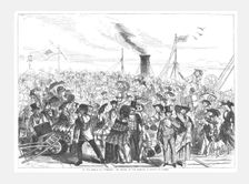 Margate, Arrival of the Husband's Boat, 1856. Artist: Swain