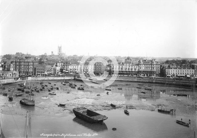 Margate Harbour, Kent, 1890-1910. Artist: Unknown