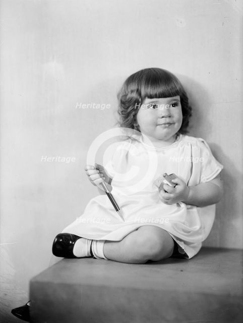 Margaret Ann Barnard - Portrait, 1934. Creator: Harris & Ewing.