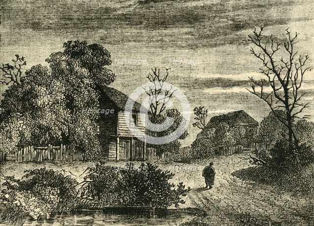 'Margaret Finch's Cottage, Norwood in 1808', (c1878). Creator: Unknown.