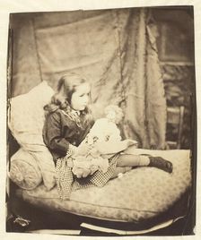 Margaret Frances Langton Clarke, September 1864. Creator: Lewis Carroll