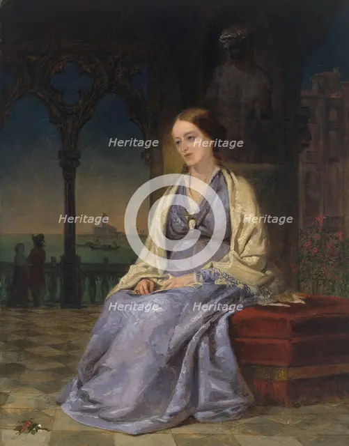 Margaret Fuller, 1848. Creator: Thomas Hicks.