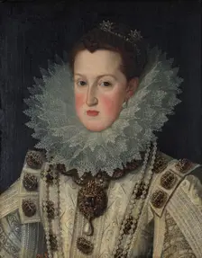 Margaret of Austria, Queen of Spain, early 17th century. Creator: Bartolomé González